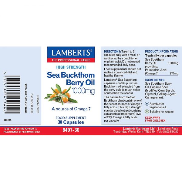 Sea Buckthorn Berry Oil • 30 Caps - Image 3
